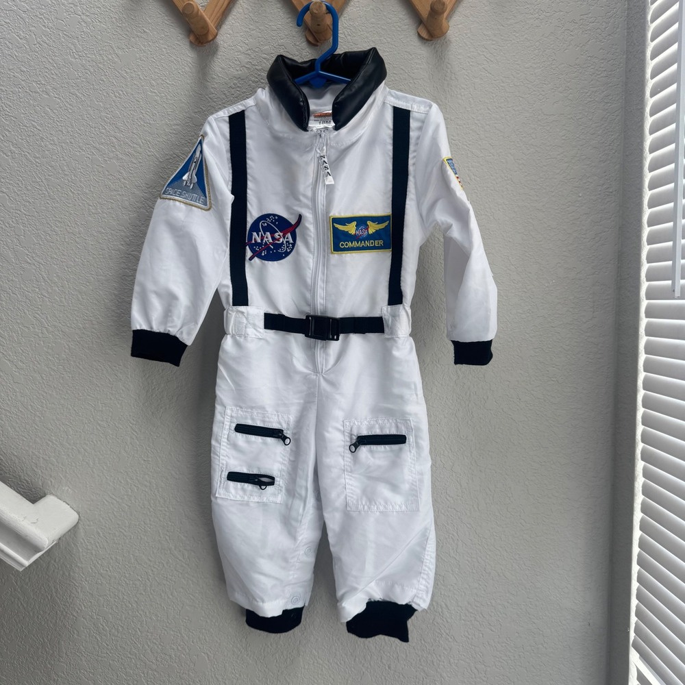 Aeromax Get Real Gear NASA Astronaut Flight Suit White Costume 18M
